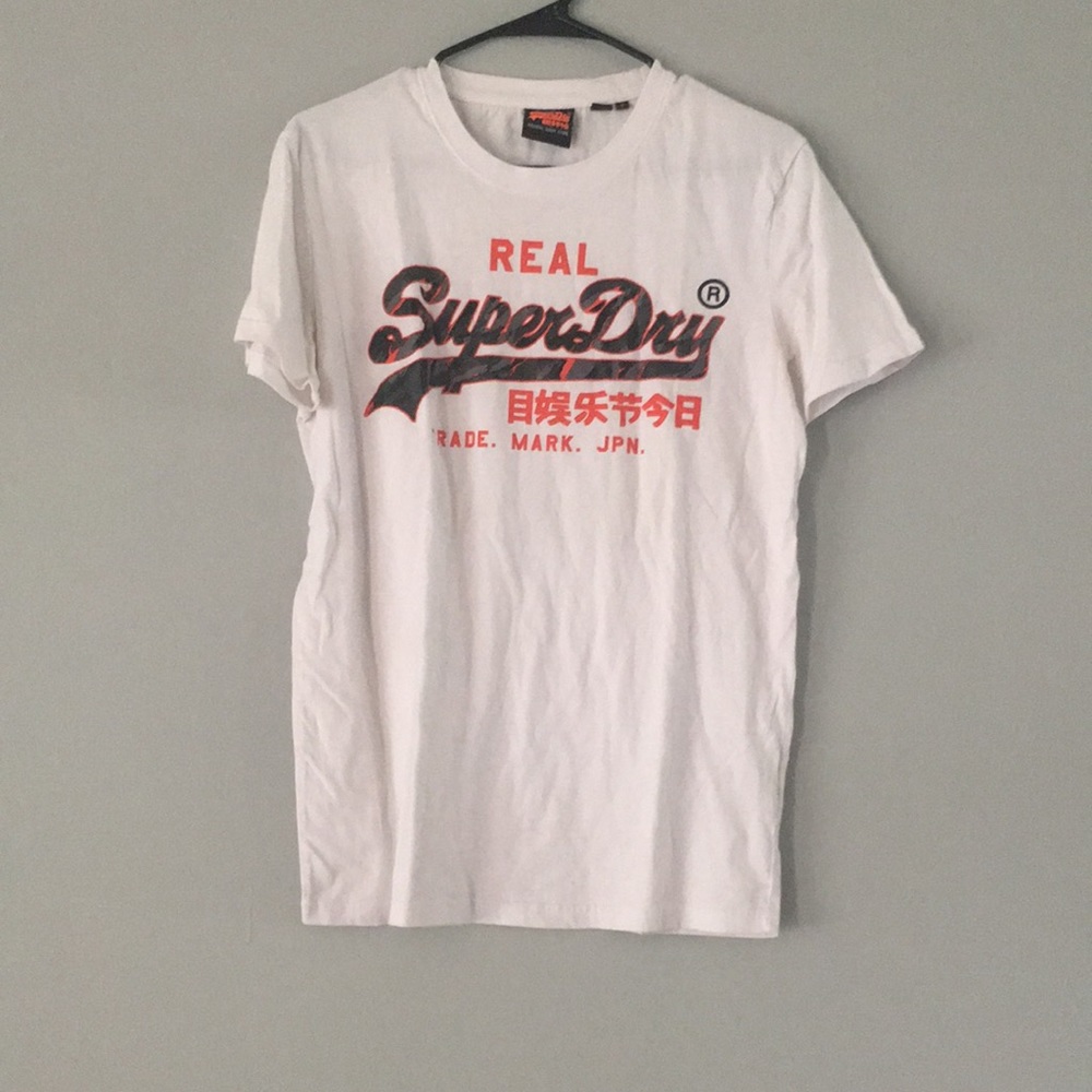 SuperDry White Camo Shirt